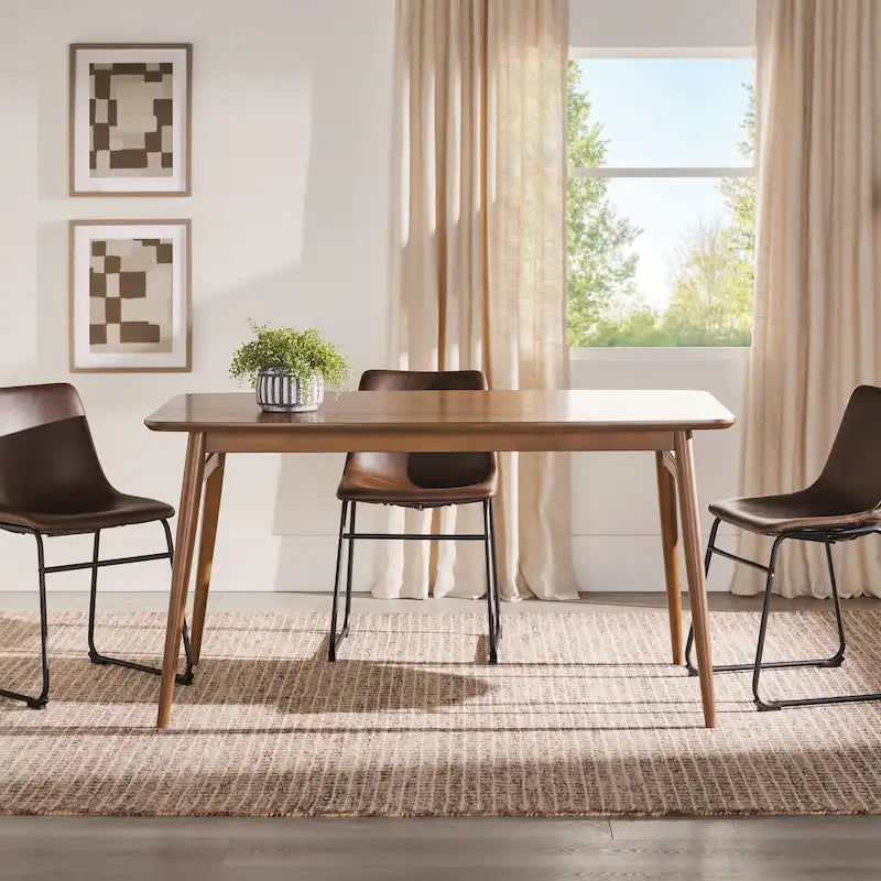 Table à manger en bois Mid-Century Modern 59