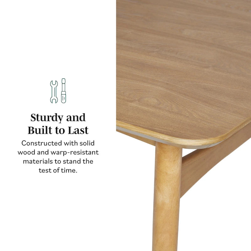 Table à manger en bois Mid-Century Modern 59