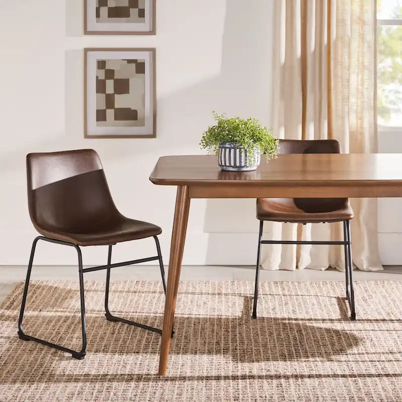 Table à manger en bois Mid-Century Modern 59