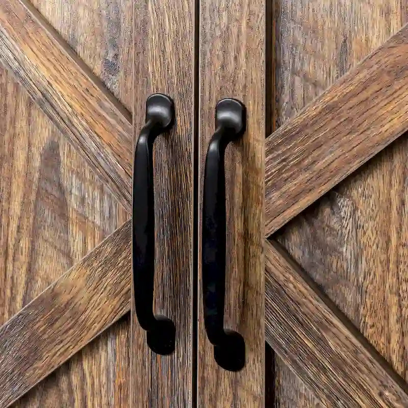 Meuble TV moderne avec portes et étagères