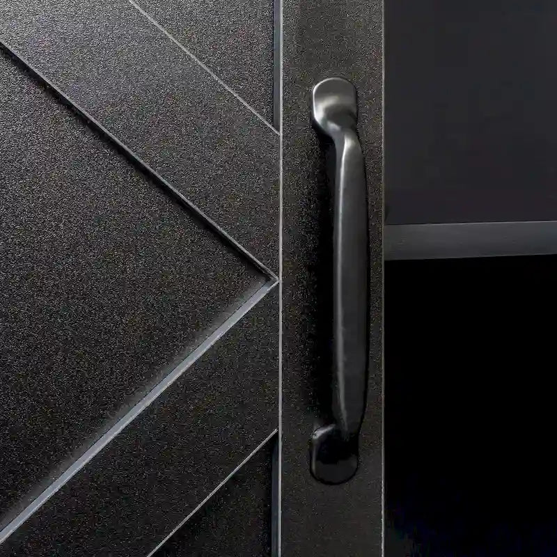 Meuble TV moderne avec portes et étagères