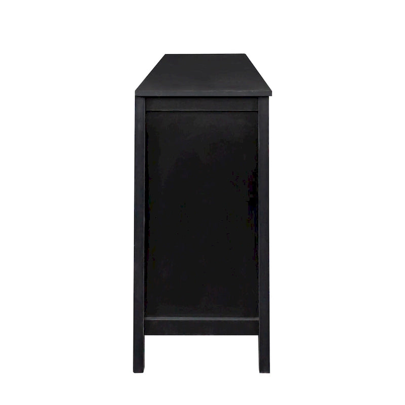 Meuble TV moderne avec portes et étagères