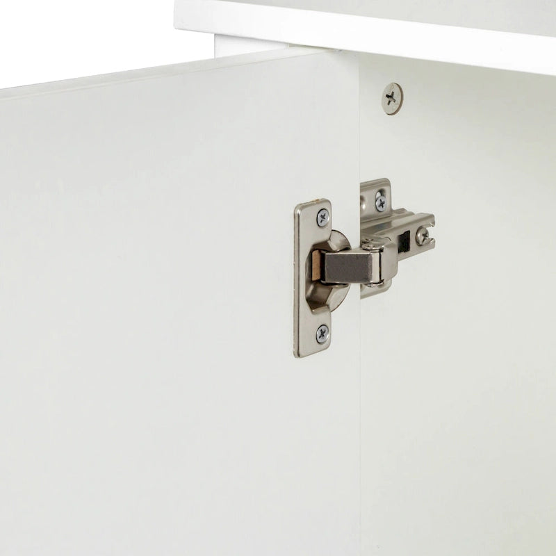Meuble TV moderne avec portes et étagères