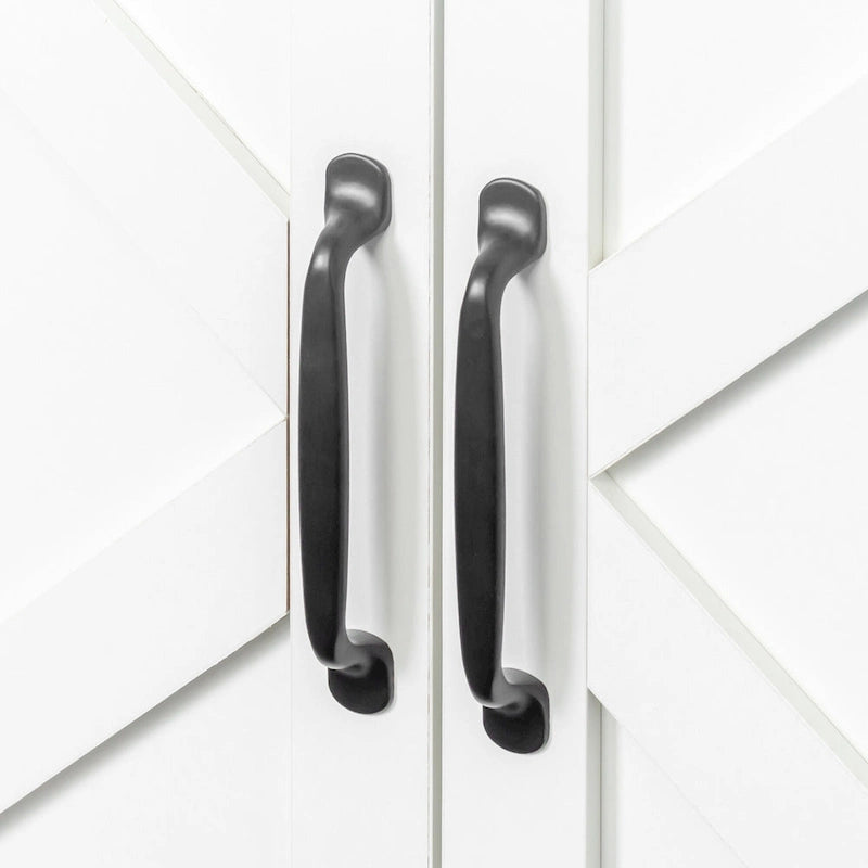 Meuble TV moderne avec portes et étagères