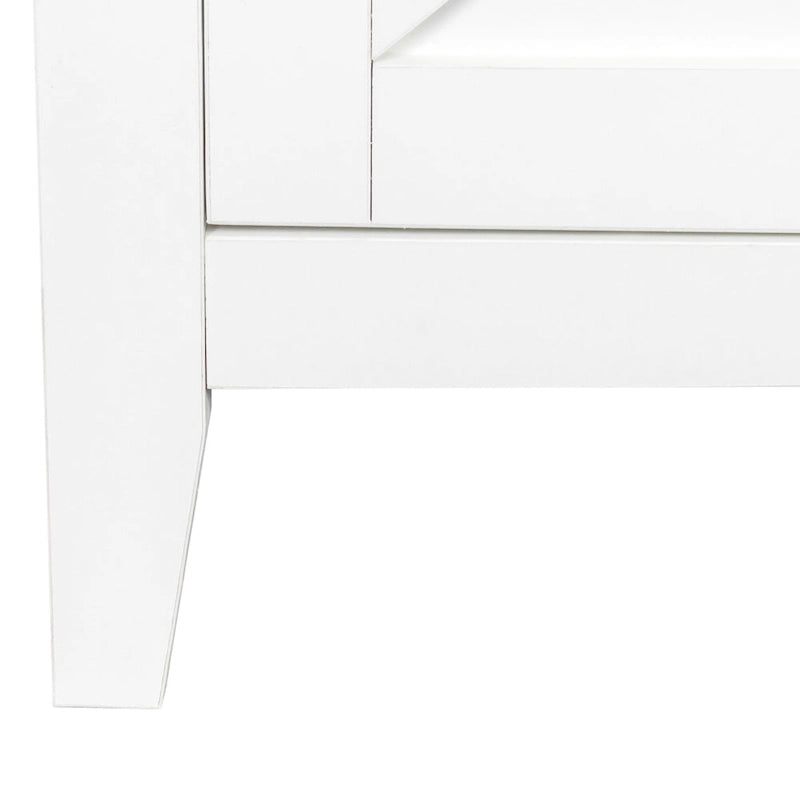 Meuble TV moderne avec portes et étagères
