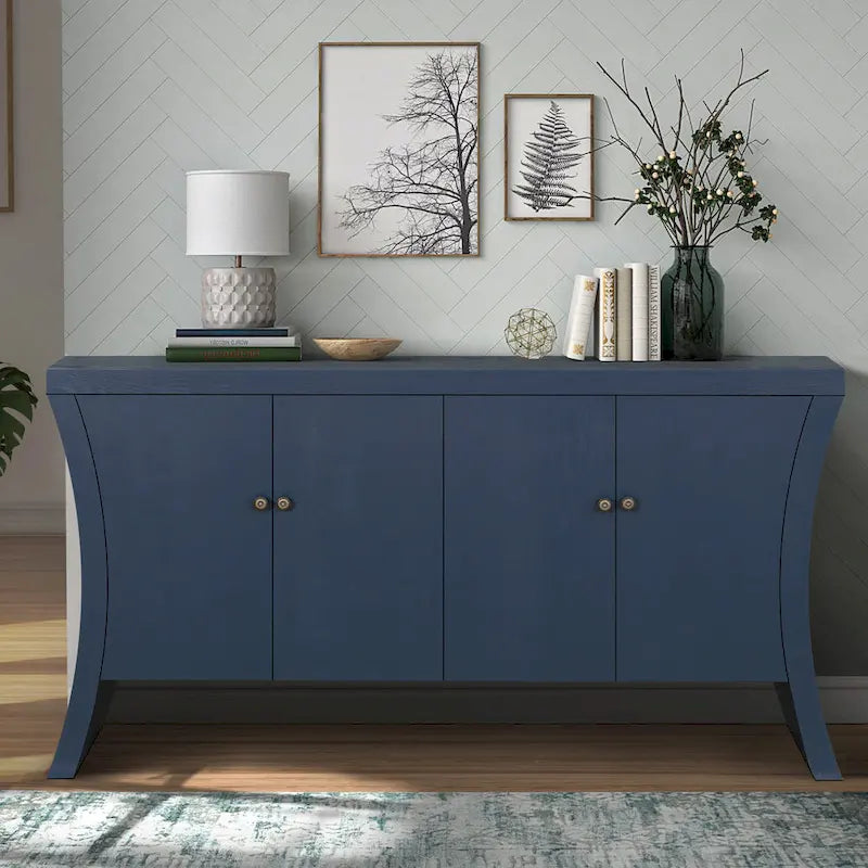 Buffet de salle à manger avec rangement, grand buffet moderne de 150 cm, meuble de rangement en bois