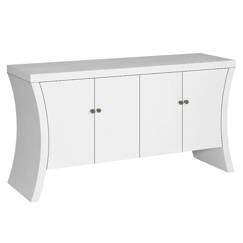 Buffet de salle à manger avec rangement, grand buffet moderne de 150 cm, meuble de rangement en bois