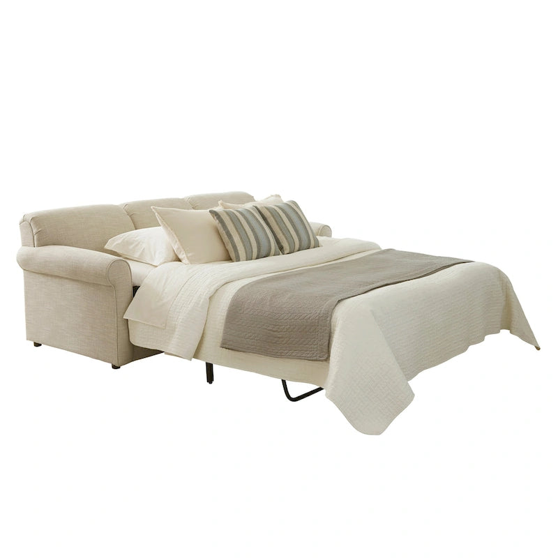 Canapé-lit Ivoire avec matelas en mousse à mémoire de forme gel