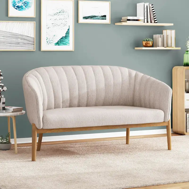 Causeuse glamour moderne du milieu du siècle