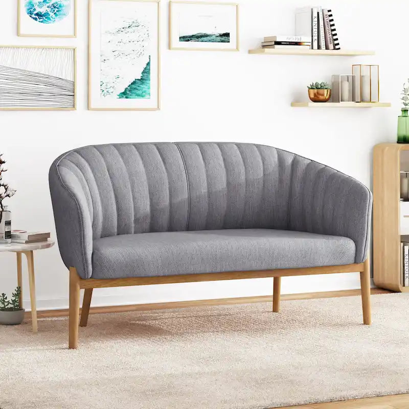 Causeuse glamour moderne du milieu du siècle
