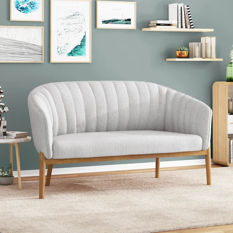 Causeuse glamour moderne du milieu du siècle