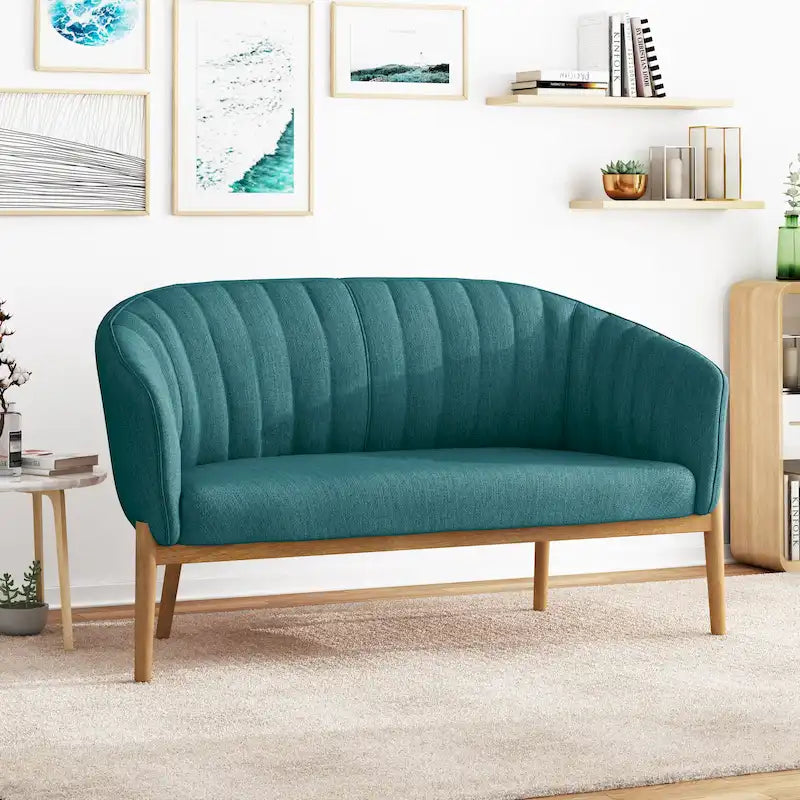 Causeuse glamour moderne du milieu du siècle