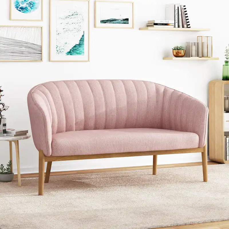 Causeuse glamour moderne du milieu du siècle