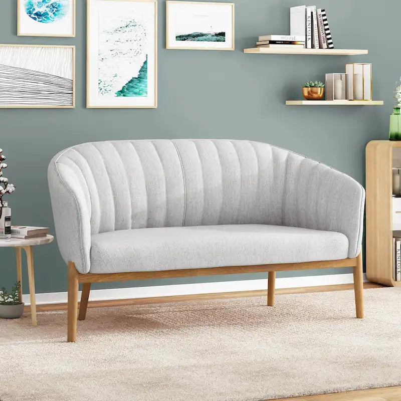 Causeuse glamour moderne du milieu du siècle