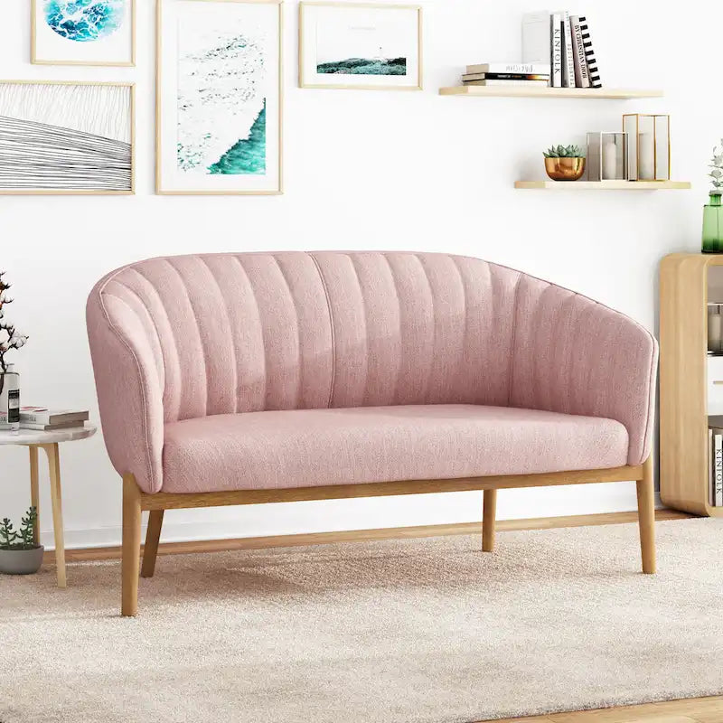 Causeuse glamour moderne du milieu du siècle