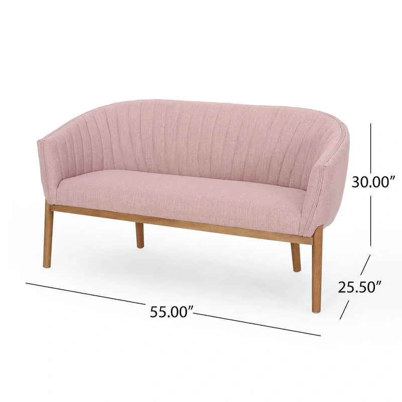 Causeuse glamour moderne du milieu du siècle
