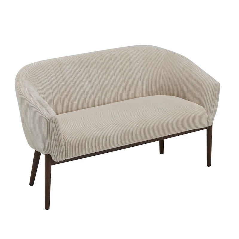 Causeuse glamour moderne du milieu du siècle