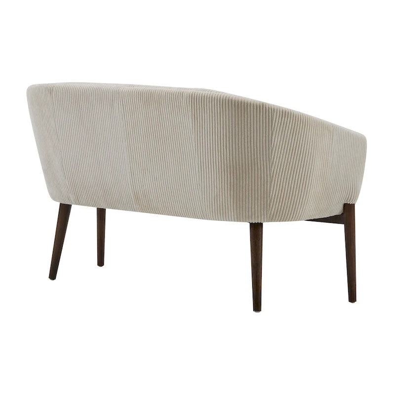 Causeuse glamour moderne du milieu du siècle