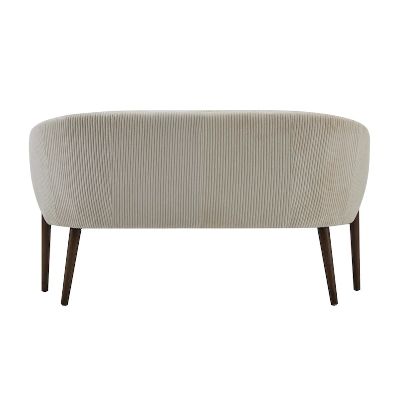 Causeuse glamour moderne du milieu du siècle