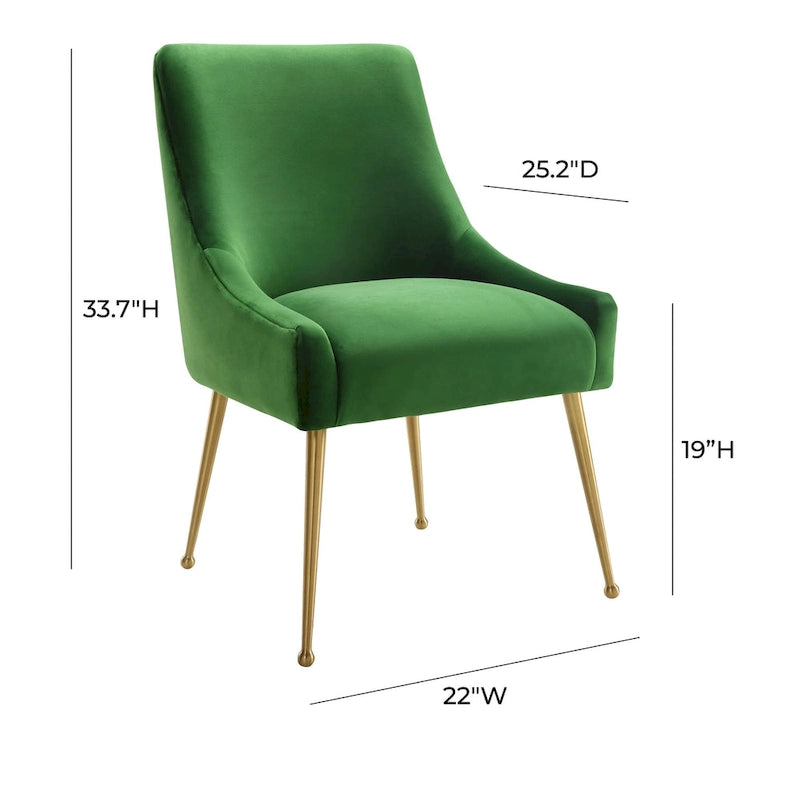 Fauteuil d'appoint en velours