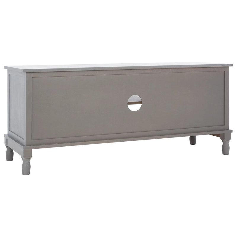 Meuble TV 2 portes, 1 étagère - 47 L x 16 P x 20 H - 47Lx16Px20H