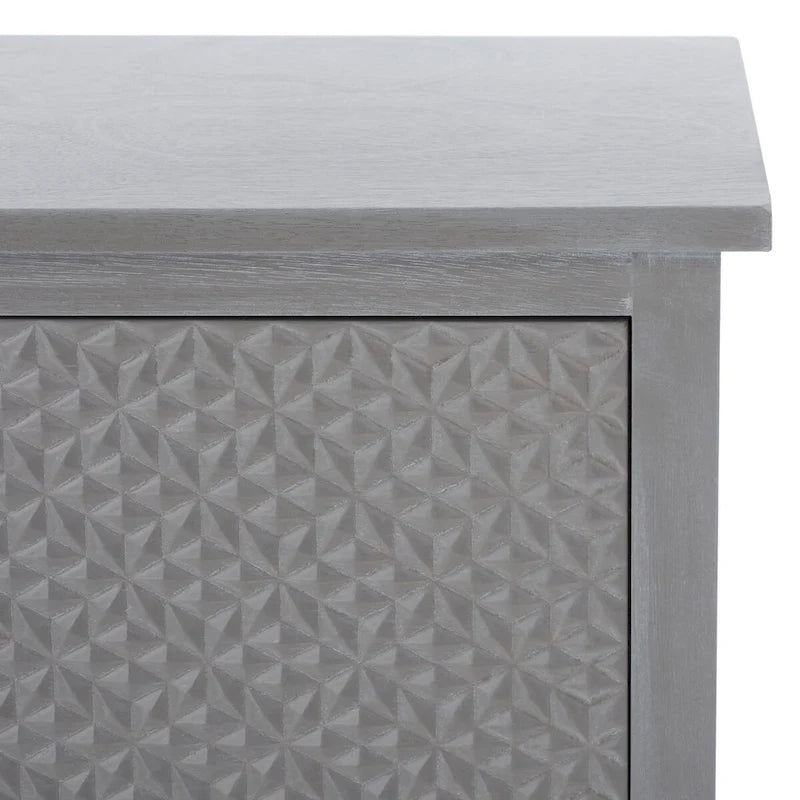 Meuble TV 2 portes, 1 étagère - 47 L x 16 P x 20 H - 47Lx16Px20H