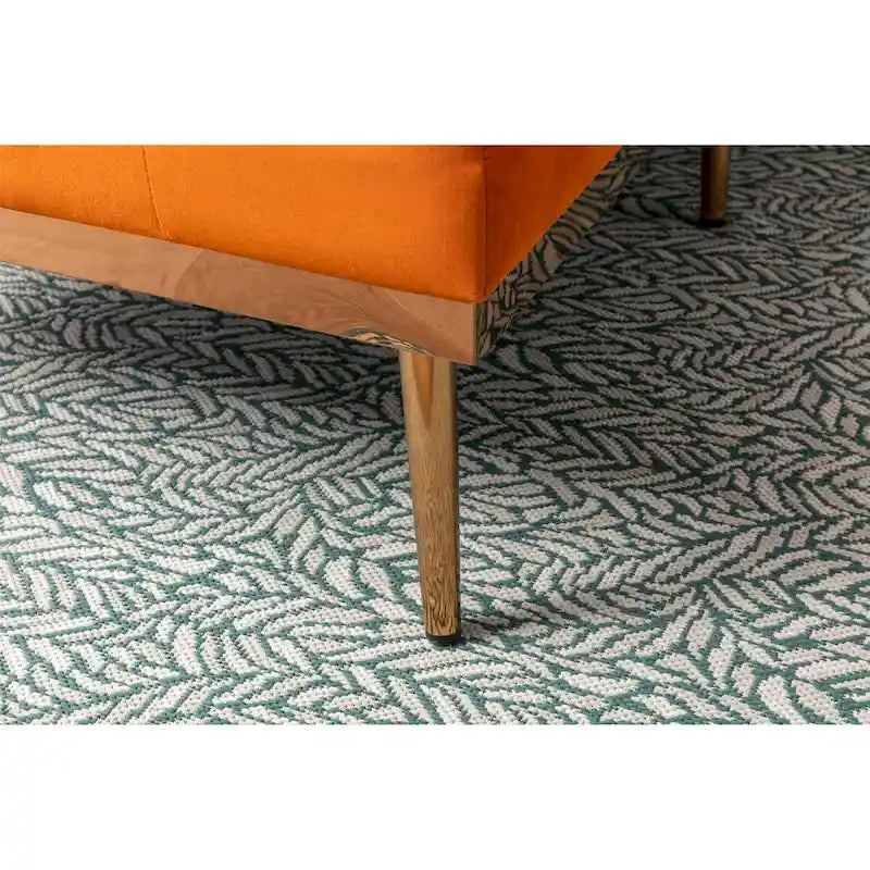 Chaise longue/fauteuil d'appoint, bords incurvés, rembourrée de mousse épaisse et recouverte d'un tissu de haute qualité