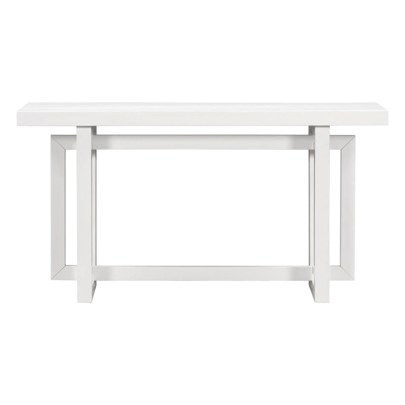 Console en bois avec plateau en béton d'inspiration industrielle, table d'entrée extra longue pour entrée, couloir, salon