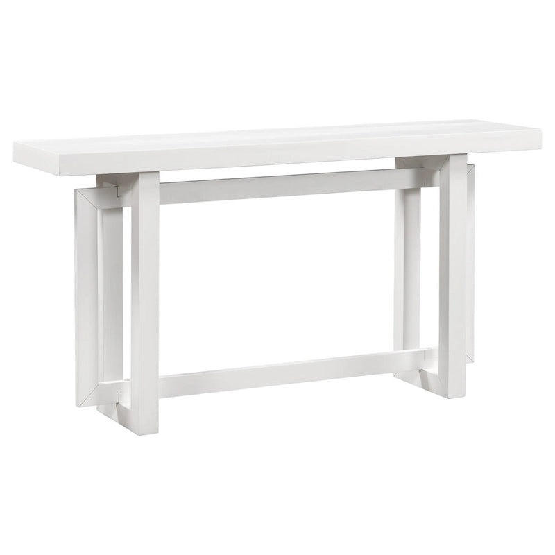 Console en bois avec plateau en béton d'inspiration industrielle, table d'entrée extra longue pour entrée, couloir, salon