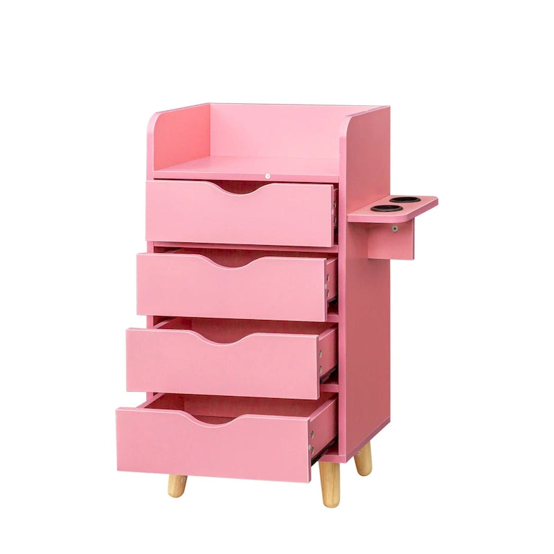 Meuble de Rangement de Salon à 4 Niveaux
