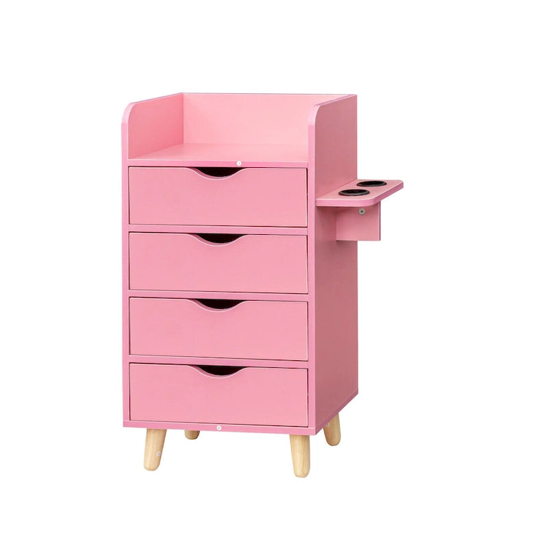 Meuble de Rangement de Salon à 4 Niveaux